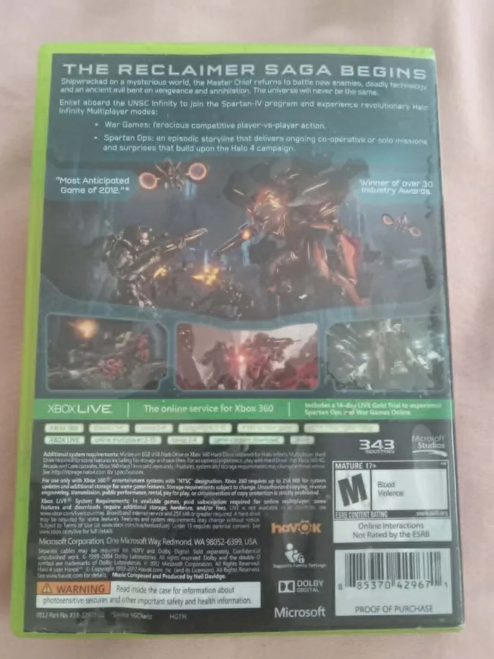 Halo 4, For Xbox 360